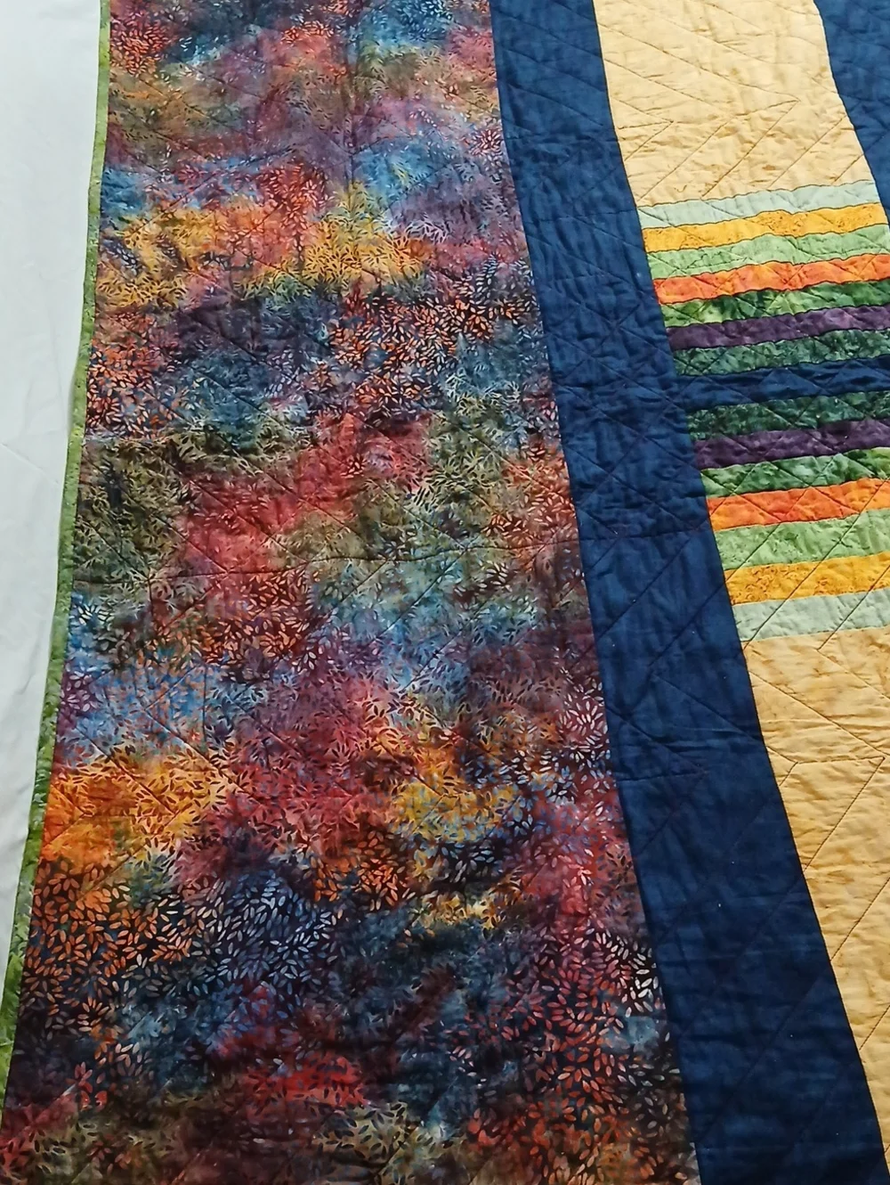 Handmade Floral Quilt